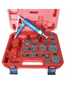 Pnevmatsko orodje za stiskanje zavornih batkov z nastavki