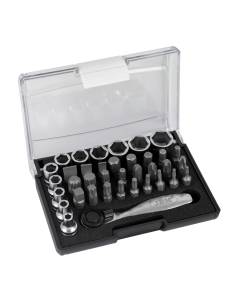 Komplet večnamenskega orodja JBM z mini ragljo 1/4" 38 delni