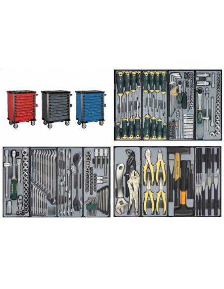 Voziček z orodjem 258 delni