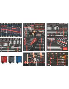 Voziček z orodjem 405 delni - 8 predalov