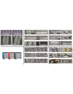 Voziček z orodjem 365 delni - 5 predalov