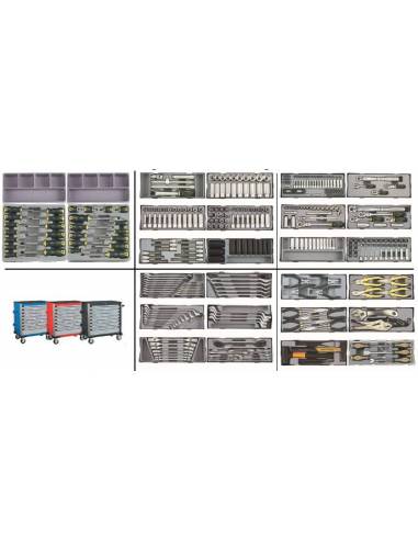 Kovček z orodjem - 56 delov